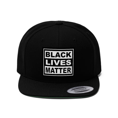 Black Lives Matter Flat Bill Hat